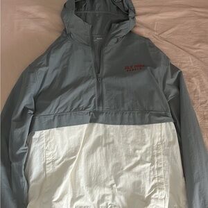 Gray and White Womens Jacket